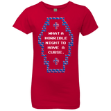 T-Shirts Red / YXS What a Horrible Night Girls Premium T-Shirt