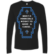 T-Shirts Black / Small What a Horrible Night Men's Premium Long Sleeve