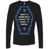 T-Shirts Black / Small What a Horrible Night Men's Premium Long Sleeve