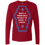 T-Shirts Cardinal / Small What a Horrible Night Men's Premium Long Sleeve