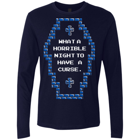 T-Shirts Midnight Navy / Small What a Horrible Night Men's Premium Long Sleeve