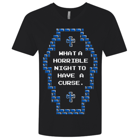 T-Shirts Black / X-Small What a Horrible Night Men's Premium V-Neck