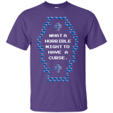 T-Shirts Purple / Small What a Horrible Night T-Shirt