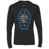 T-Shirts Vintage Black / X-Small What a Horrible Night Triblend Long Sleeve Hoodie Tee