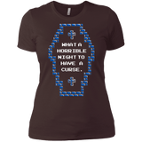 T-Shirts Dark Chocolate / X-Small What a Horrible Night Women's Premium T-Shirt