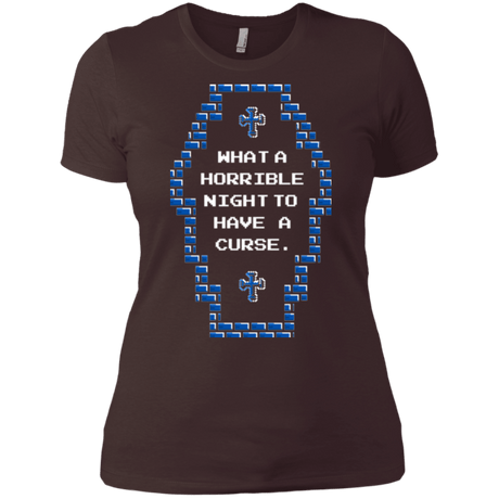 T-Shirts Dark Chocolate / X-Small What a Horrible Night Women's Premium T-Shirt