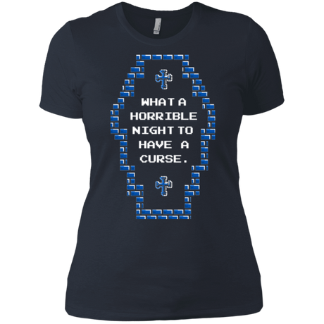 T-Shirts Indigo / X-Small What a Horrible Night Women's Premium T-Shirt