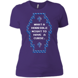 T-Shirts Purple / X-Small What a Horrible Night Women's Premium T-Shirt