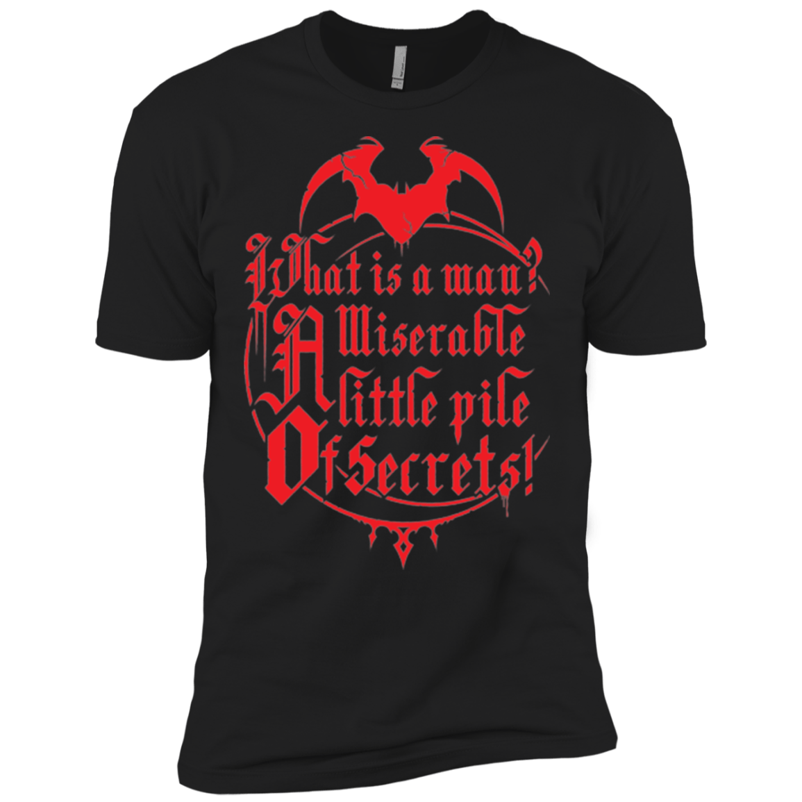 T-Shirts Black / X-Small What Is A Man Men's Premium T-Shirt