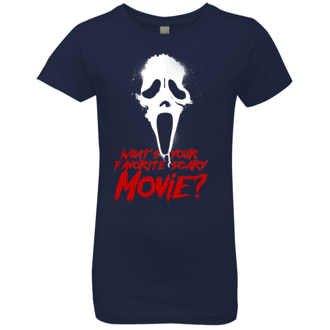 T-Shirts Midnight Navy / YXS What's Your Favorite Scary Movie Girls Premium T-Shirt