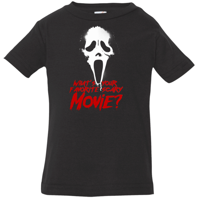 T-Shirts Black / 6 Months What's Your Favorite Scary Movie Infant Premium T-Shirt
