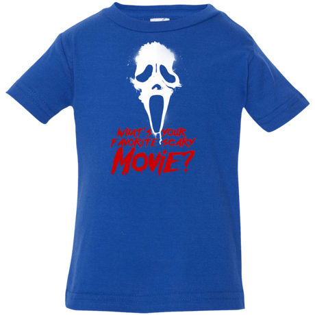 T-Shirts Royal / 6 Months What's Your Favorite Scary Movie Infant Premium T-Shirt