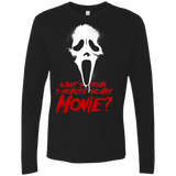 T-Shirts Black / S What's Your Favorite Scary Movie Men's Premium Long Sleeve