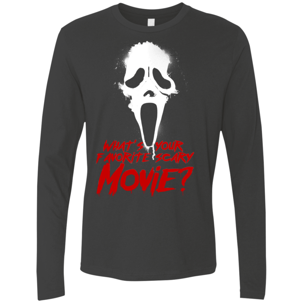 T-Shirts Heavy Metal / S What's Your Favorite Scary Movie Men's Premium Long Sleeve