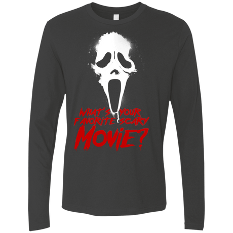 T-Shirts Heavy Metal / S What's Your Favorite Scary Movie Men's Premium Long Sleeve