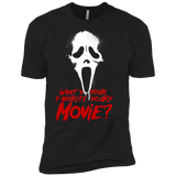 T-Shirts Black / X-Small What's Your Favorite Scary Movie Men's Premium T-Shirt