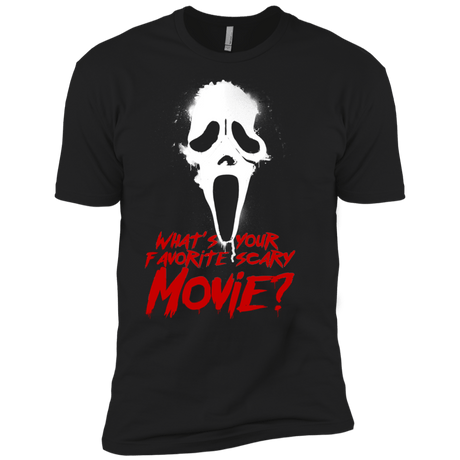 T-Shirts Black / X-Small What's Your Favorite Scary Movie Men's Premium T-Shirt