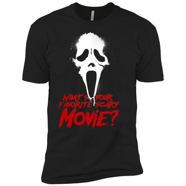 T-Shirts Black / X-Small What's Your Favorite Scary Movie Men's Premium T-Shirt