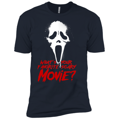 T-Shirts Midnight Navy / X-Small What's Your Favorite Scary Movie Men's Premium T-Shirt