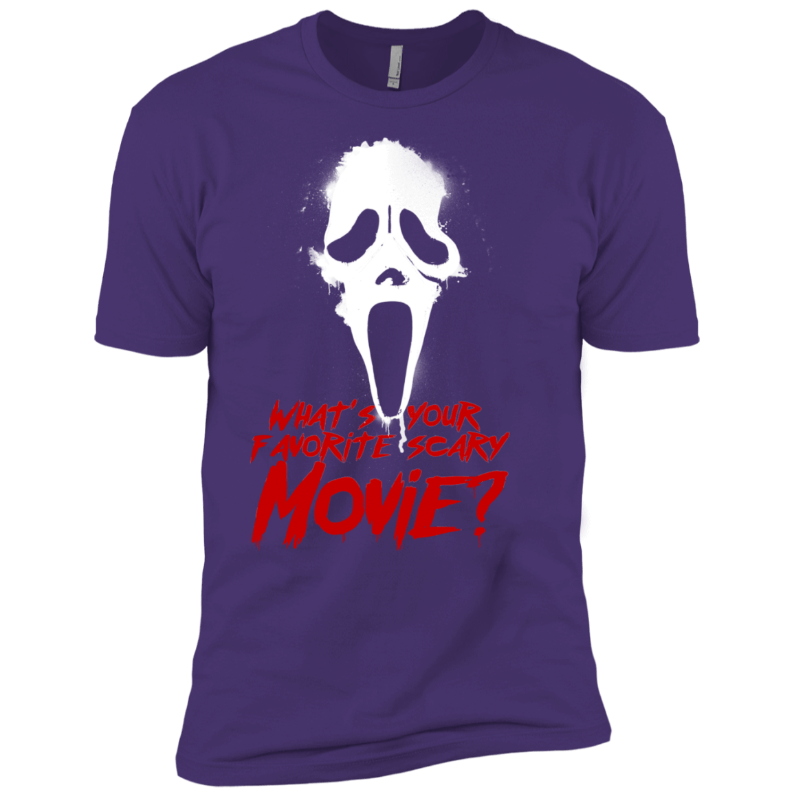 T-Shirts Purple Rush/ / X-Small What's Your Favorite Scary Movie Men's Premium T-Shirt