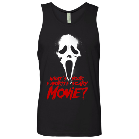 T-Shirts Black / S What's Your Favorite Scary Movie Men's Premium Tank Top