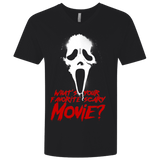 T-Shirts Black / X-Small What's Your Favorite Scary Movie Men's Premium V-Neck