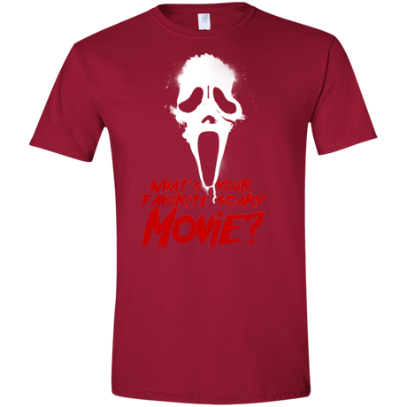 T-Shirts Cardinal Red / S What's Your Favorite Scary Movie Men's Semi-Fitted Softstyle