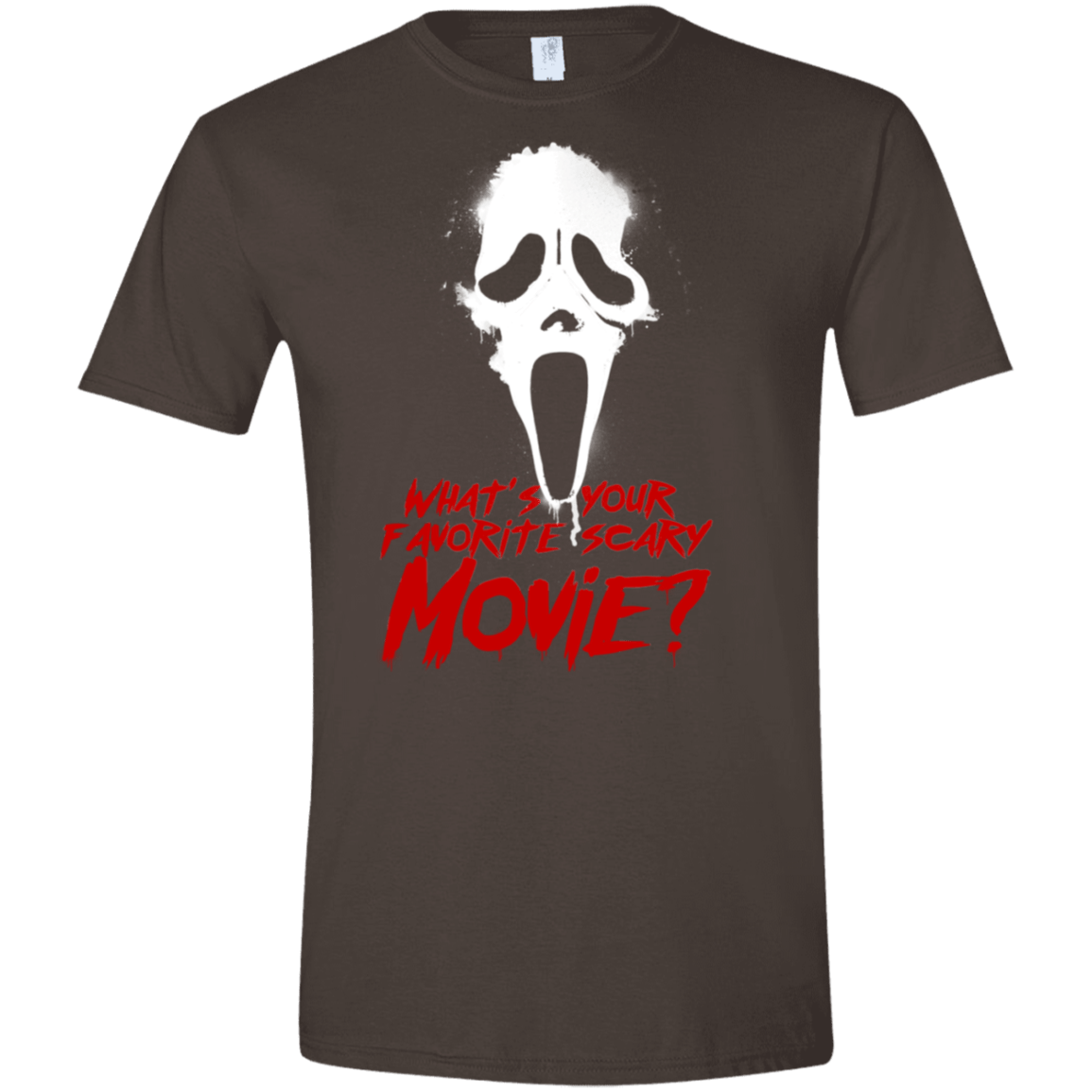 T-Shirts Dark Chocolate / S What's Your Favorite Scary Movie Men's Semi-Fitted Softstyle