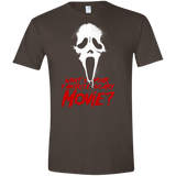T-Shirts Dark Chocolate / S What's Your Favorite Scary Movie Men's Semi-Fitted Softstyle