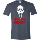 T-Shirts Heather Navy / S What's Your Favorite Scary Movie Men's Semi-Fitted Softstyle
