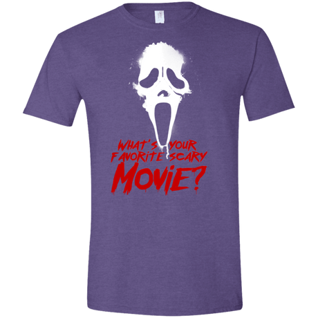 T-Shirts Heather Purple / S What's Your Favorite Scary Movie Men's Semi-Fitted Softstyle