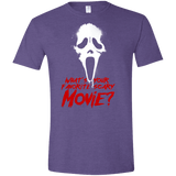 T-Shirts Heather Purple / S What's Your Favorite Scary Movie Men's Semi-Fitted Softstyle