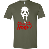 T-Shirts Military Green / S What's Your Favorite Scary Movie Men's Semi-Fitted Softstyle