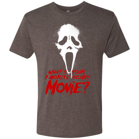 T-Shirts Macchiato / S What's Your Favorite Scary Movie Men's Triblend T-Shirt