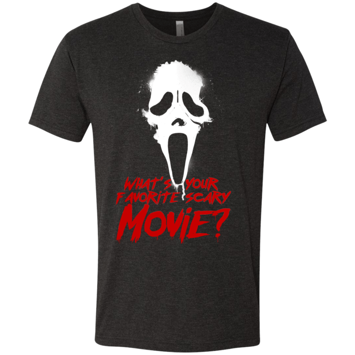 T-Shirts Vintage Black / S What's Your Favorite Scary Movie Men's Triblend T-Shirt