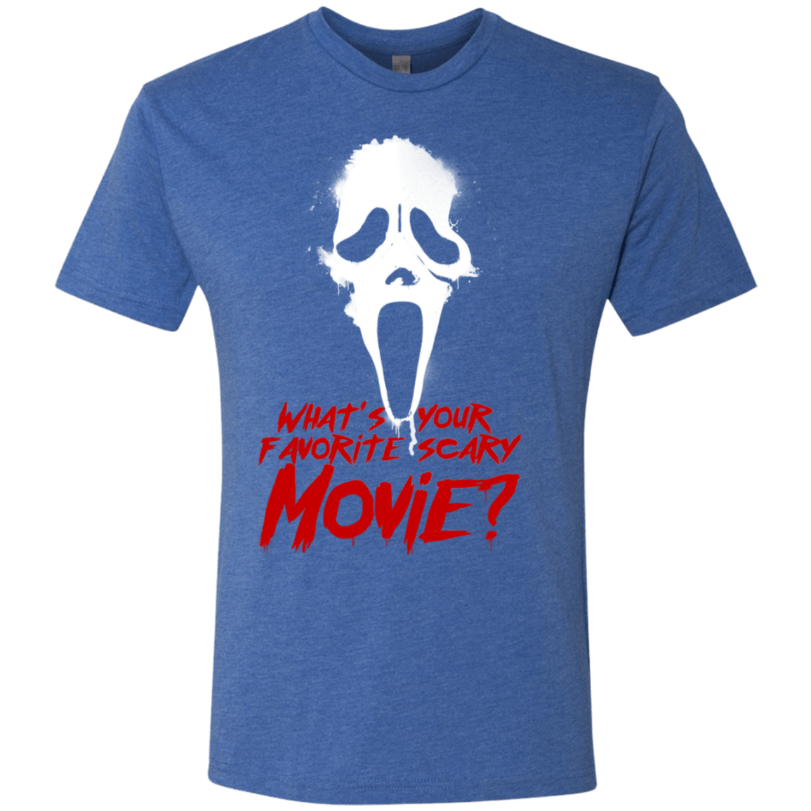 T-Shirts Vintage Royal / S What's Your Favorite Scary Movie Men's Triblend T-Shirt