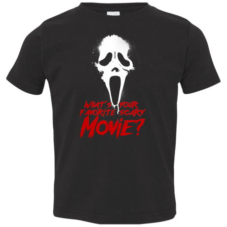 T-Shirts Black / 2T What's Your Favorite Scary Movie Toddler Premium T-Shirt