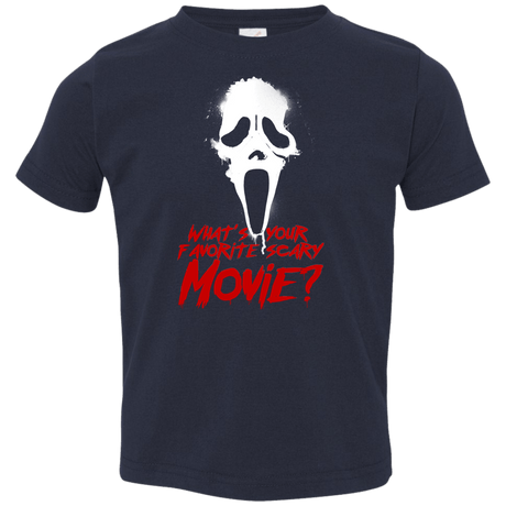 T-Shirts Navy / 2T What's Your Favorite Scary Movie Toddler Premium T-Shirt