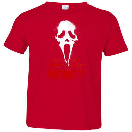 T-Shirts Red / 2T What's Your Favorite Scary Movie Toddler Premium T-Shirt