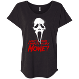 T-Shirts Vintage Black / X-Small What's Your Favorite Scary Movie Triblend Dolman Sleeve
