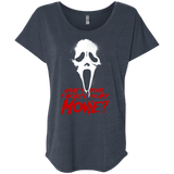 T-Shirts Vintage Navy / X-Small What's Your Favorite Scary Movie Triblend Dolman Sleeve