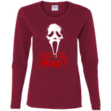 T-Shirts Cardinal / S What's Your Favorite Scary Movie Women's Long Sleeve T-Shirt