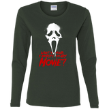 T-Shirts Forest / S What's Your Favorite Scary Movie Women's Long Sleeve T-Shirt