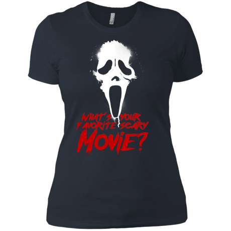T-Shirts Indigo / X-Small What's Your Favorite Scary Movie Women's Premium T-Shirt