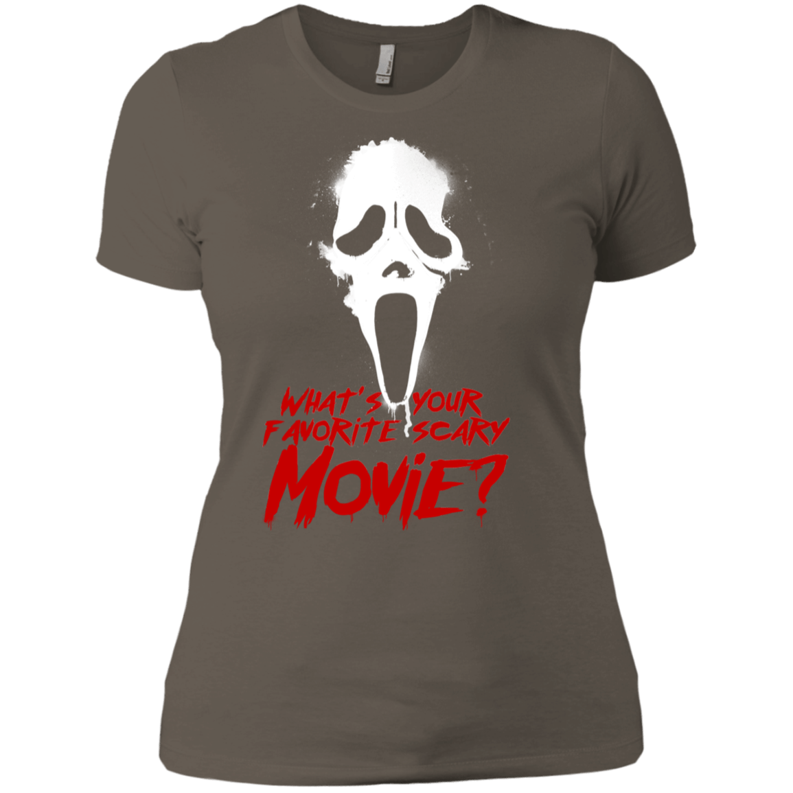 T-Shirts Warm Grey / X-Small What's Your Favorite Scary Movie Women's Premium T-Shirt