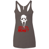 T-Shirts Macchiato / X-Small What's Your Favorite Scary Movie Women's Triblend Racerback Tank