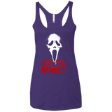 T-Shirts Purple Rush / X-Small What's Your Favorite Scary Movie Women's Triblend Racerback Tank