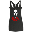 T-Shirts Vintage Black / X-Small What's Your Favorite Scary Movie Women's Triblend Racerback Tank