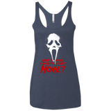 T-Shirts Vintage Navy / X-Small What's Your Favorite Scary Movie Women's Triblend Racerback Tank