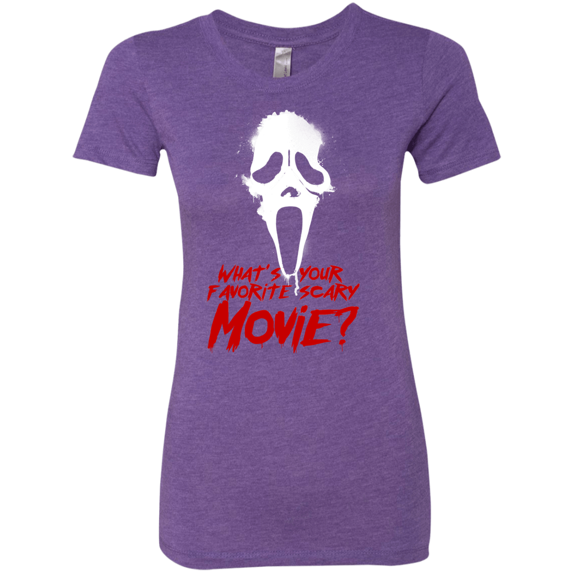 T-Shirts Purple Rush / S What's Your Favorite Scary Movie Women's Triblend T-Shirt